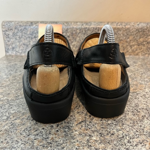 Ariat Sport Mules Heels Black Leather Heel Strap‎ Pointed Toe shoes 8 B (Bin#5) - Picture 6 of 11